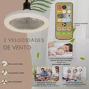 Luminária Ventilador de Teto com Controle Remoto